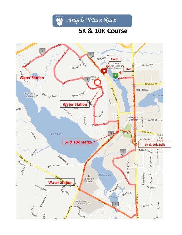 Race Route – ANGELS' PLACE RACE